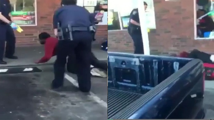 Video: PolicÃ­as utilizan dos "Taser" a la vez contra sospechoso y aun asÃ­ sigue "Pa Lante" 