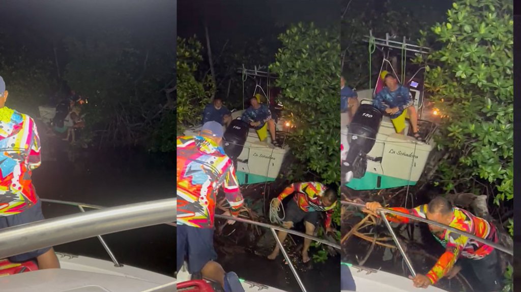  Video: Quedaron “sembrados” con to y bote en un mangle del Sur de PR 