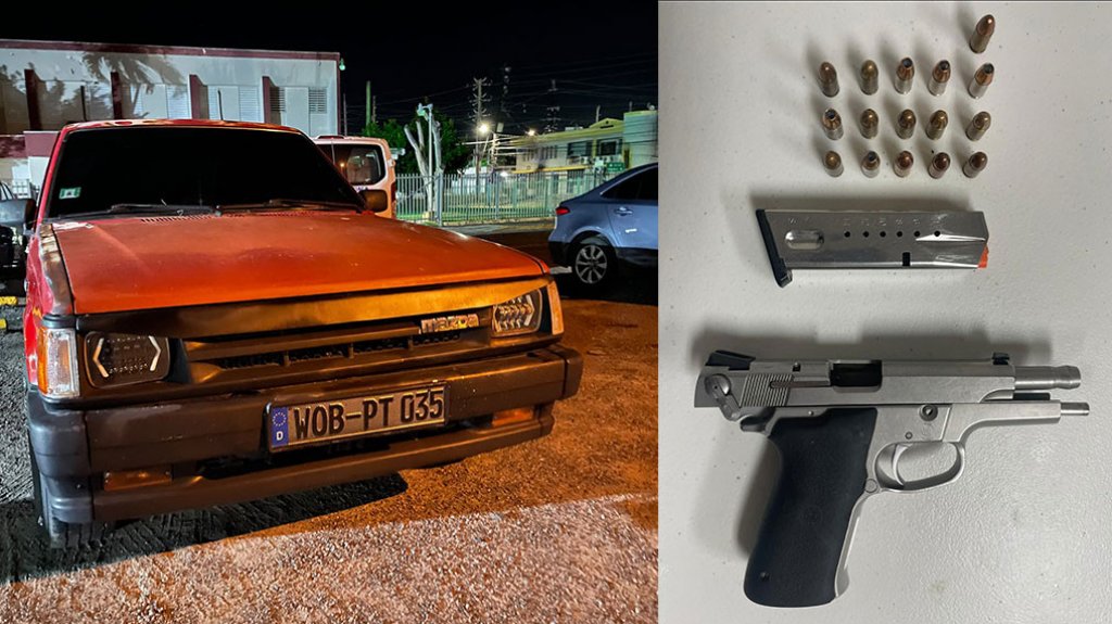  Arrestado en Manat&iacute; un joven de 22 a&ntilde;os y un menor con un arma de juego 