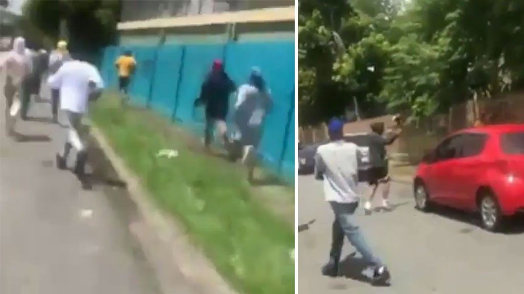  Viral video de j&oacute;venes tiroteando con pistolas de Gotcha escuela de Caguas 