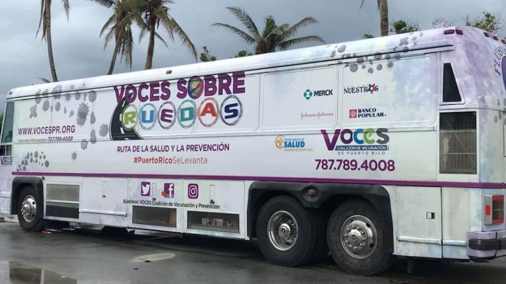  “VOCES sobre ruedas” sigue ruta de vacunación gratuita 