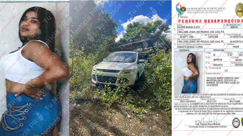 Municipales de Carolina encuentran veh&iacute;culo de mujer reportada desparecida desde el mes de Agosto 