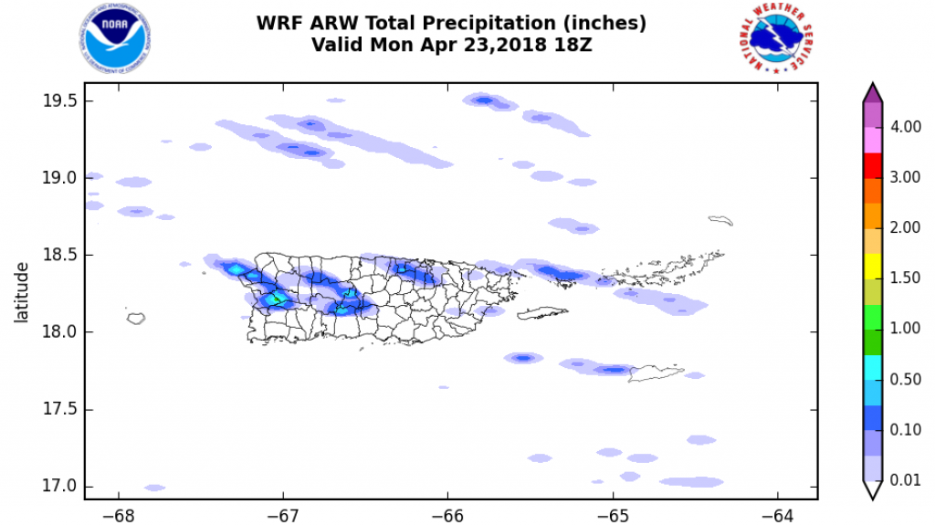  Tiempo m&aacute;s seco hoy, pero ma&ntilde;ana regresa el patr&oacute;n de aguaceros y tronadas 