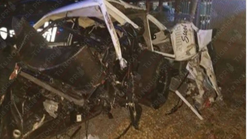  Fotos: As&iacute; qued&oacute; el auto de carreras donde falleci&oacute; piloto ayer en la pista de Salinas 