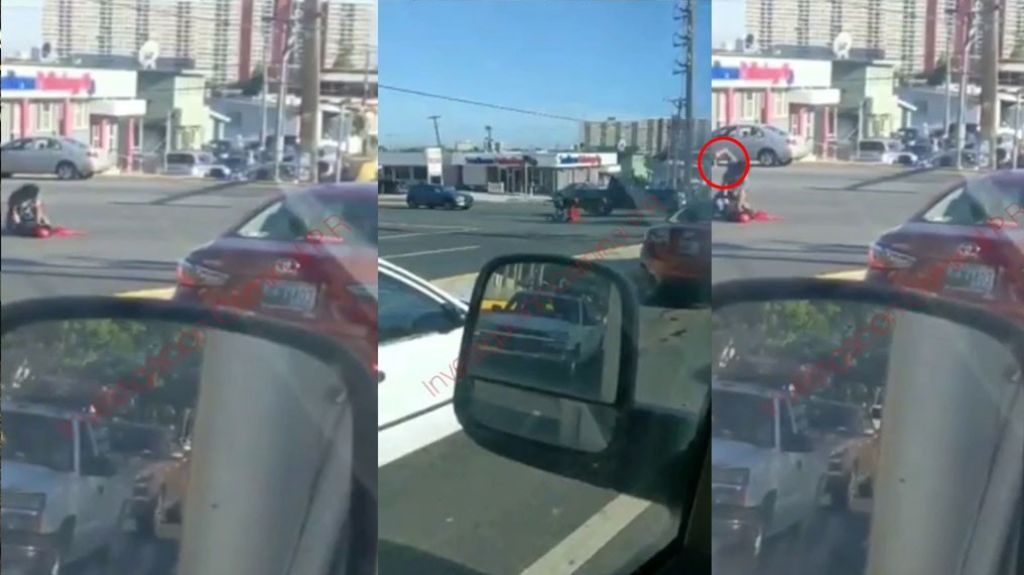  Video: Pelea de dos hombres en plena intersecci&oacute;n de una avenida en San Juan 