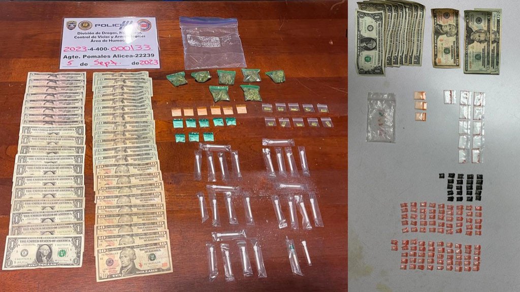  Tres detenidos y drogas confiscadas en operativos en varios municipios 