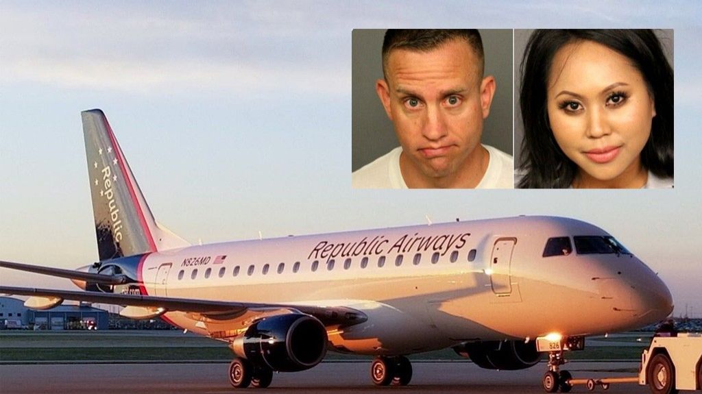  VIDEO: La discusi&oacute;n entre un piloto y una auxiliar de vuelo termina a los pu&ntilde;os 