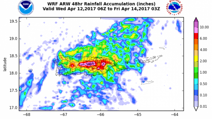 ContinÃºa elevado el potencial de inundaciones y derrumbes.