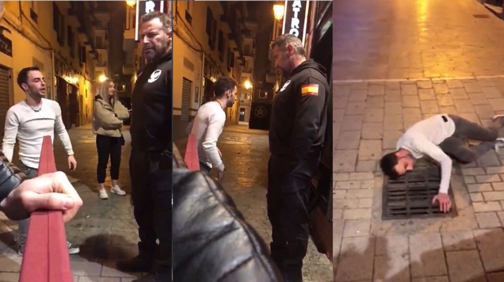  Video: Intent&oacute; ponerse gracioso con un polic&iacute;a y no le fue nada bien 