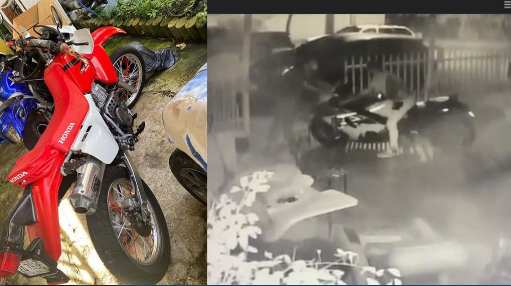  C&aacute;maras captan momento en que roban dos motoras en residencia de Rio Piedras 