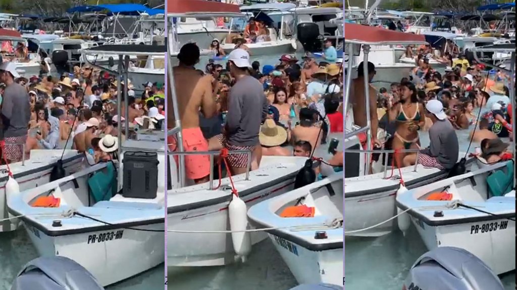  Video: &ldquo;Algarete&rdquo; Los Boricuas en s&aacute;bado de Gloria, Se les olvido el Covid 