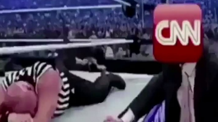 Video: Donald Trump comparte Tuit donde simula agredir a CNN