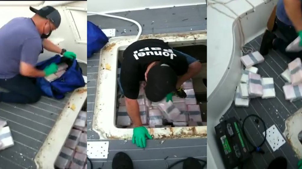  Video: Momento en que la polic&iacute;a encuentra decenas de bloques de coca&iacute;na en embarcaci&oacute;n en Fajardo 