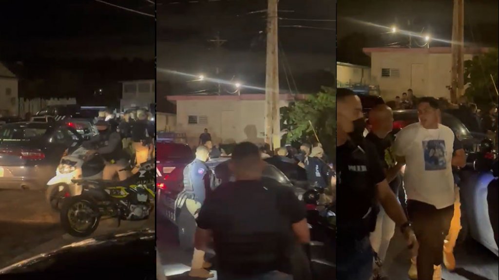  Video: Se amotinan en Vega Alta durante el arresto de dos hombres 