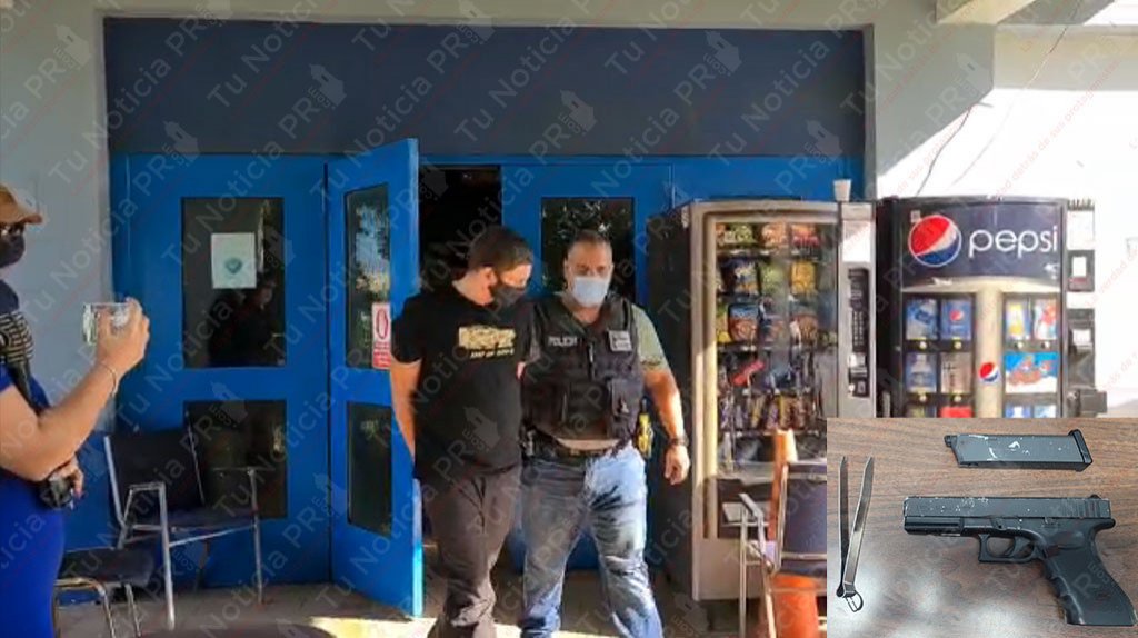  Video del arresto de un hombre y un &ldquo;chamaquito: que intentaron hacer &ldquo;carjacking&rdquo; en Guaynabo 