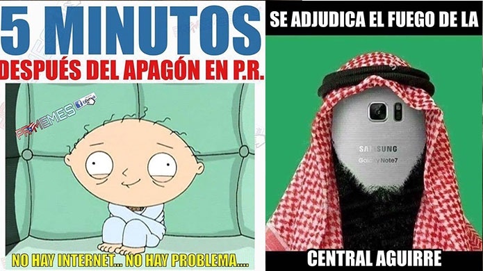 Comienzan los "Memes" del apagón 