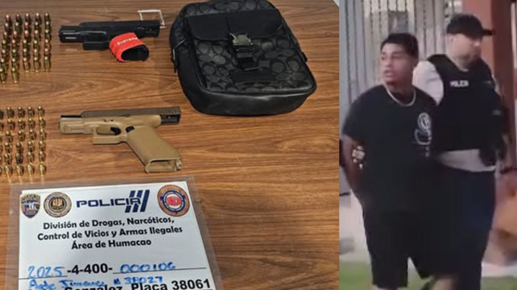  Video: Sale con un Flow el “Chamaquito” de 19 años arrestado con armas en caserío de Humacao 