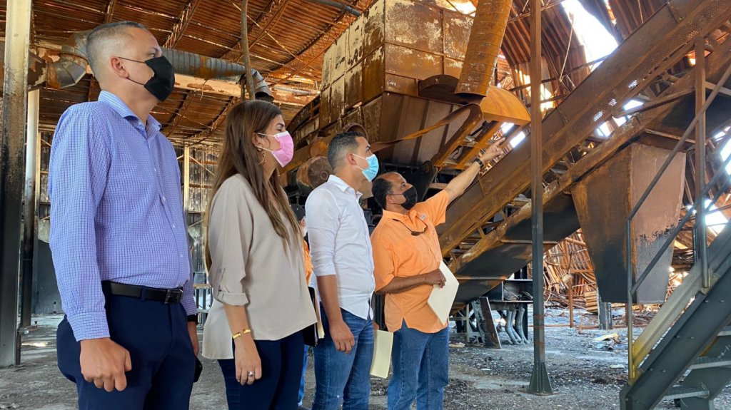  Planta de reciclaje de gomas de Guánica que se quemó en 2019 será limpiada en su totalidad 