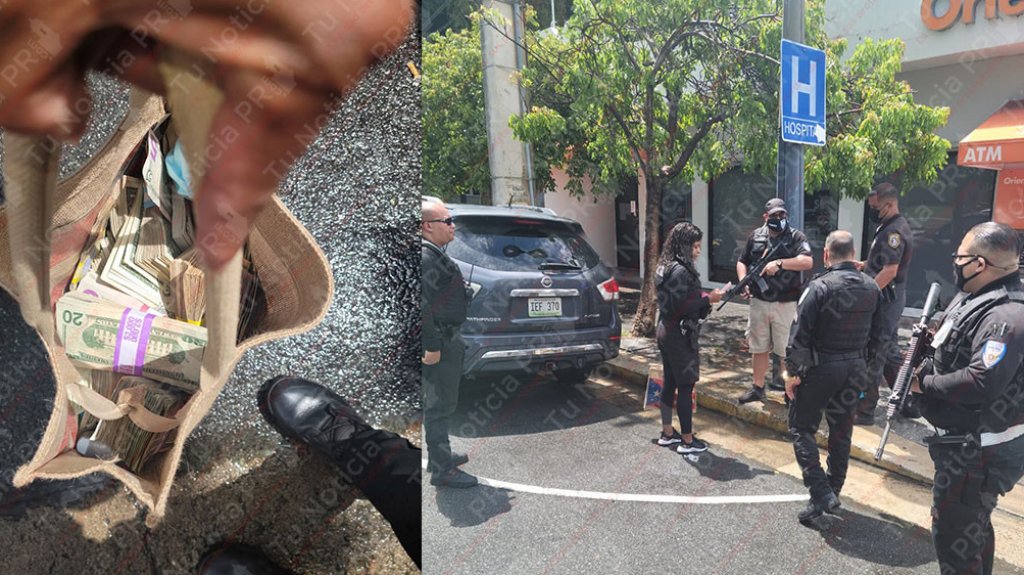  Fotos: Municipales de San Juan arrestan a turista que asalt&oacute; esta ma&ntilde;ana un banco en Condado 
