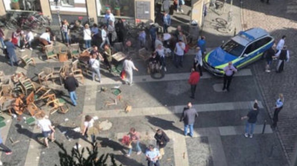  Video:&nbsp;&nbsp;Un cami&oacute;n arrolla a una multitud en M&uuml;nster,&nbsp;Alemania 