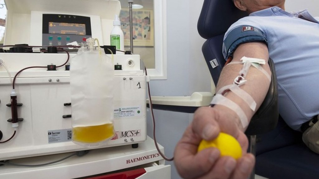  Plasma convaleciente donado por la Cruz Roja Americana ayuda a 90 pacientes en la isla 