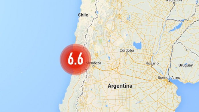 Un sismo de magnitud 6,6 sacude Chile