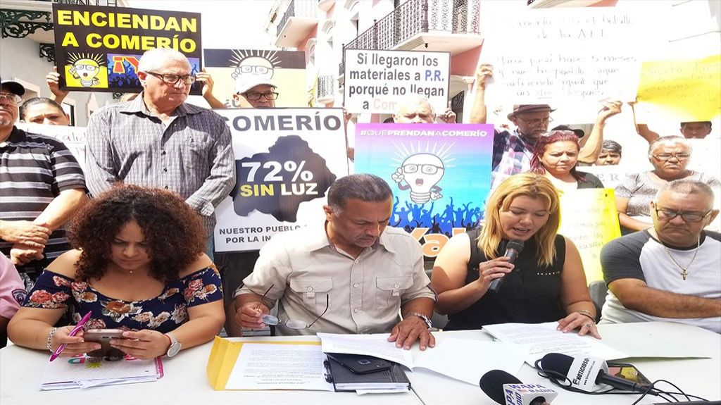  Residentes de Comer&iacute;o exigen servicio de energ&iacute;a para salvar vidas en riesgo 