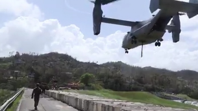 Video: Espectacular operativo militar para reparar represa Guajataca