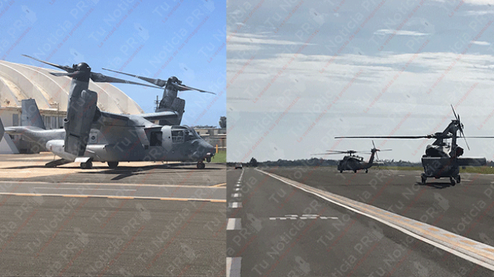 Video: Llegan al aeropuerto de Aguadilla naves del Coast Guard, ejÃ©rcito y el Navy para misiones de rescate por huracÃ¡n Irma 