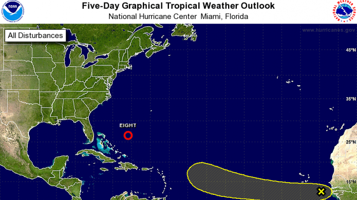 Nace el octavo ciclÃ³n de la temporada, mientras que una nueva onda es observada ante un posible desarrollo.