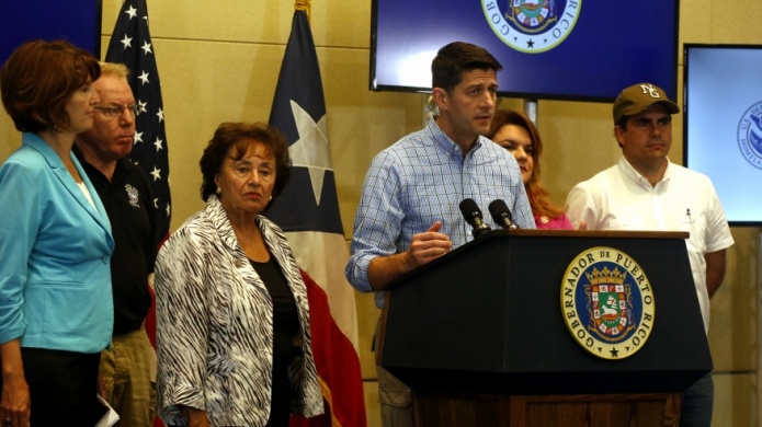 Ryan dice que MarÃ­a es un desastre humanitario y asegura ayuda para Puerto Rico