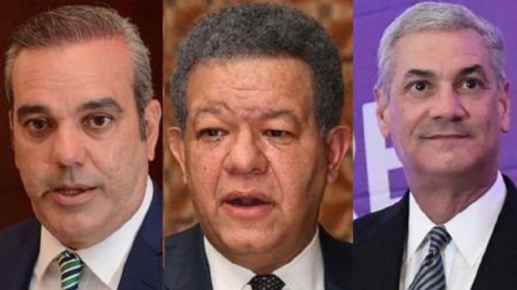  Abinader ganaría las elecciones presidenciales, con el 42.8%, Fernández obtendría 31.2% y Castillo el 22.4% 