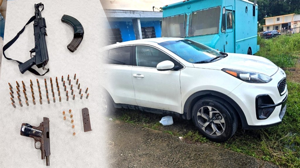 Operativo en Arecibo deja 7 arrestos, decomiso de armas, drogas, dinero y veh&iacute;culo Robado 
