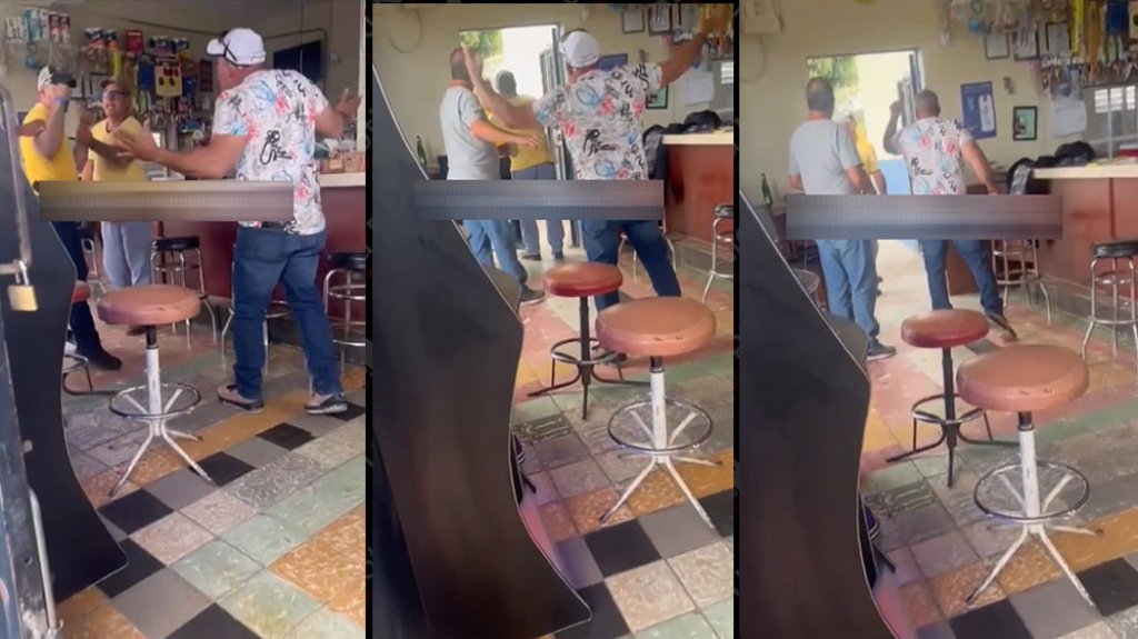  Video: Pelea entre dos se&ntilde;ores en un &ldquo;Chinchorro&rdquo; 