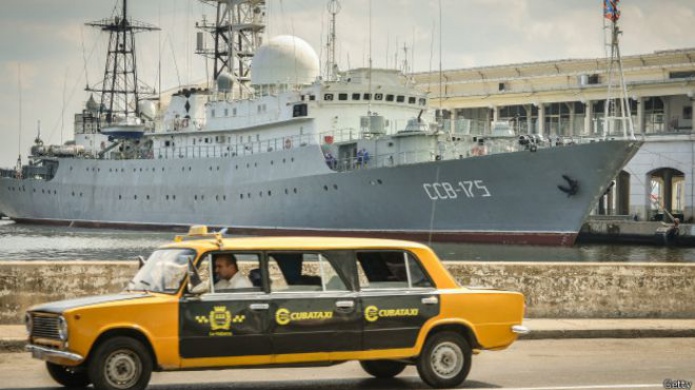 Atraca en La Habana un barco espÃ­a ruso