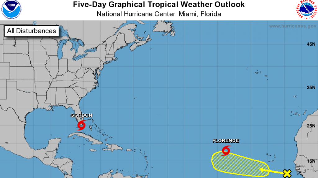  Se desarrolla otra tormenta en la cuenca del Atl&aacute;ntico, justo al sur de Florida 