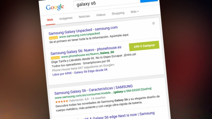 Google aÃ±adirÃ¡ botones de 'comprar' en los resultados de bÃºsquedas en dispositivos mÃ³viles