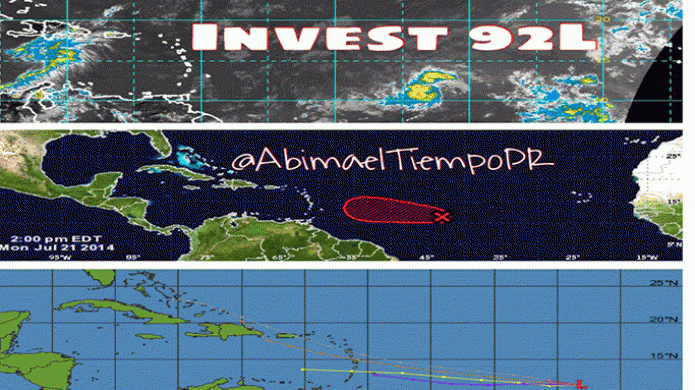 Se intensifica el Invest 92L...