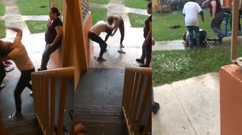  Publican video de una mujer &ldquo;Echando a pelear&rdquo; a dos menores en residencial de San Juan 