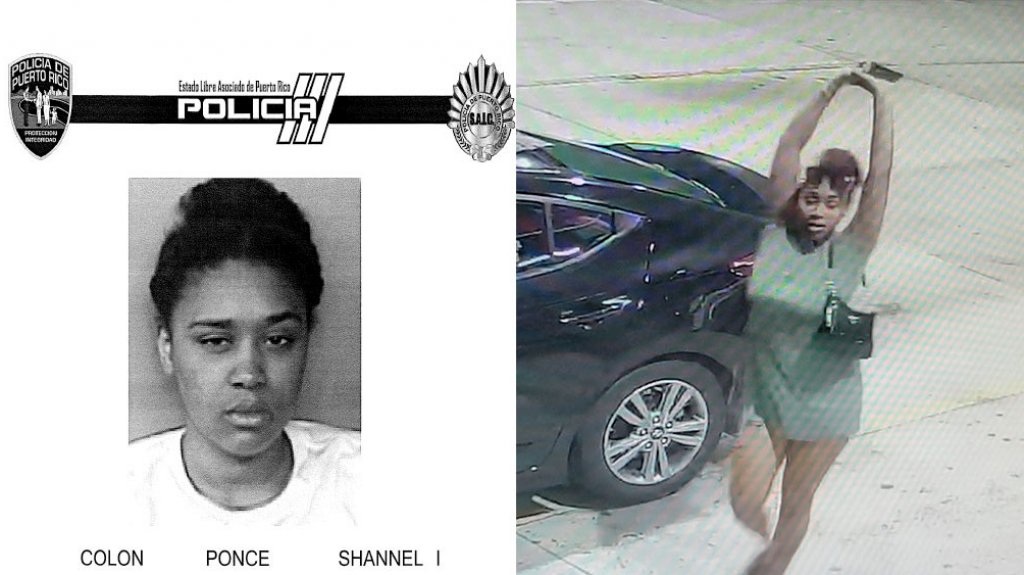  Video: Fichada y a la c&aacute;rcel mujer de San Juan que qued&oacute; grabada robando carros en gasolineras 