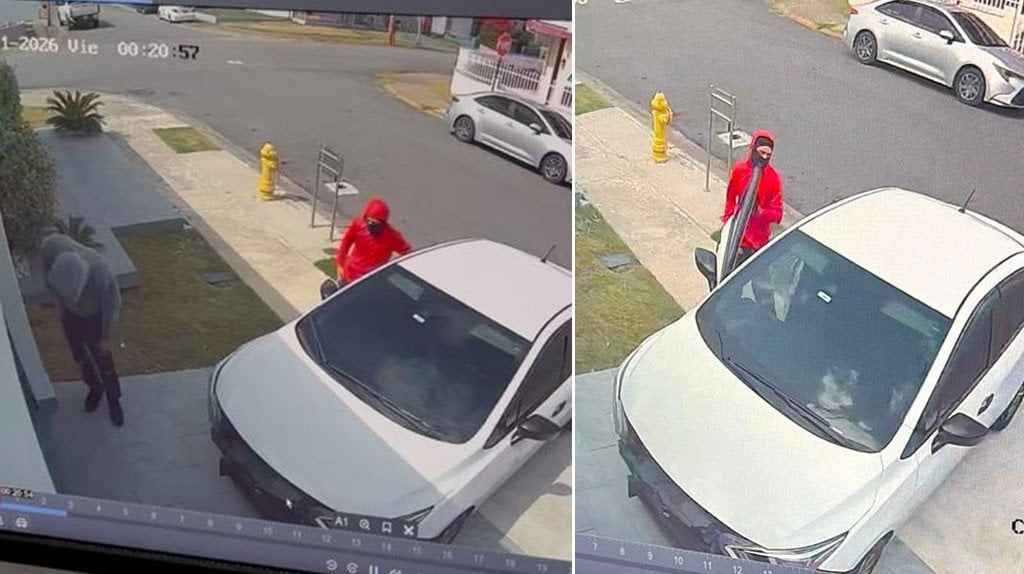 C&aacute;maras de seguridad captan el momento en que &ldquo;Cacos&rdquo; roban m&aacute;s de $12 mil entre efectivo, prendas y relojes de residencia en Carolina 