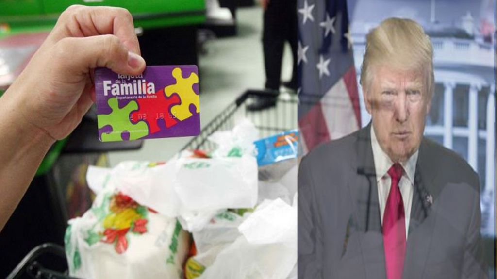  Presiente Donald Trump propone reducir &ldquo;Los cupones&rdquo; y dar cajas de alimentos 