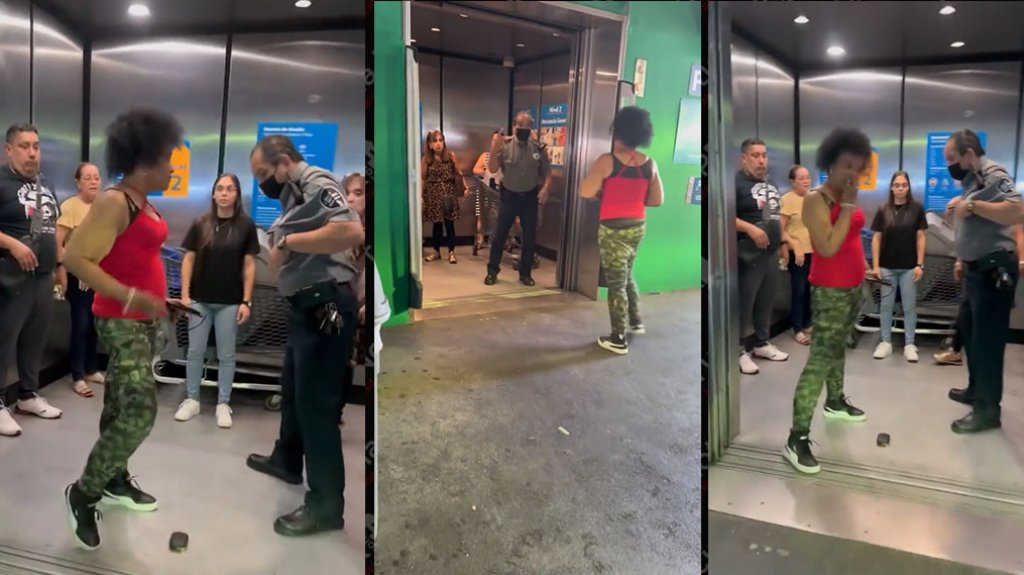  Video: Enfrentamiento entre una mujer y un guardia de seguridad en Walmart de Santurce 