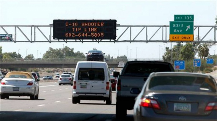 Detienen a hombre por disparos en autopista de Arizona
