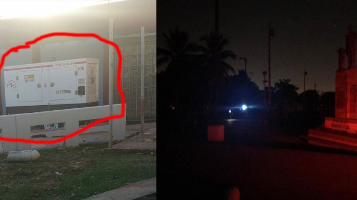 Instalan planta elÃ©ctrica en Parque de Condado, que habÃ­an dejado sin luz para encender el "Party" del Luis MuÃ±oz MarÃ­n 


 
