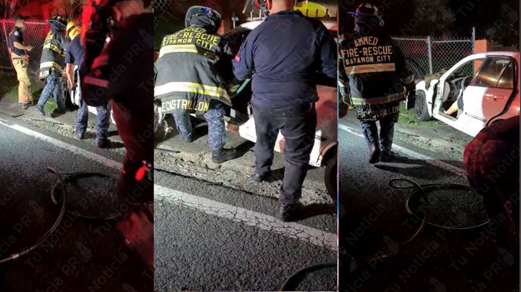  Video: Ahora se reporta accidente con persona atrapada en Bayam&oacute;n 