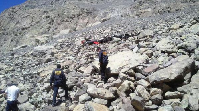 Hallan el helicÃ³ptero caÃ­do en Chile con sus 4 ocupantes muertos