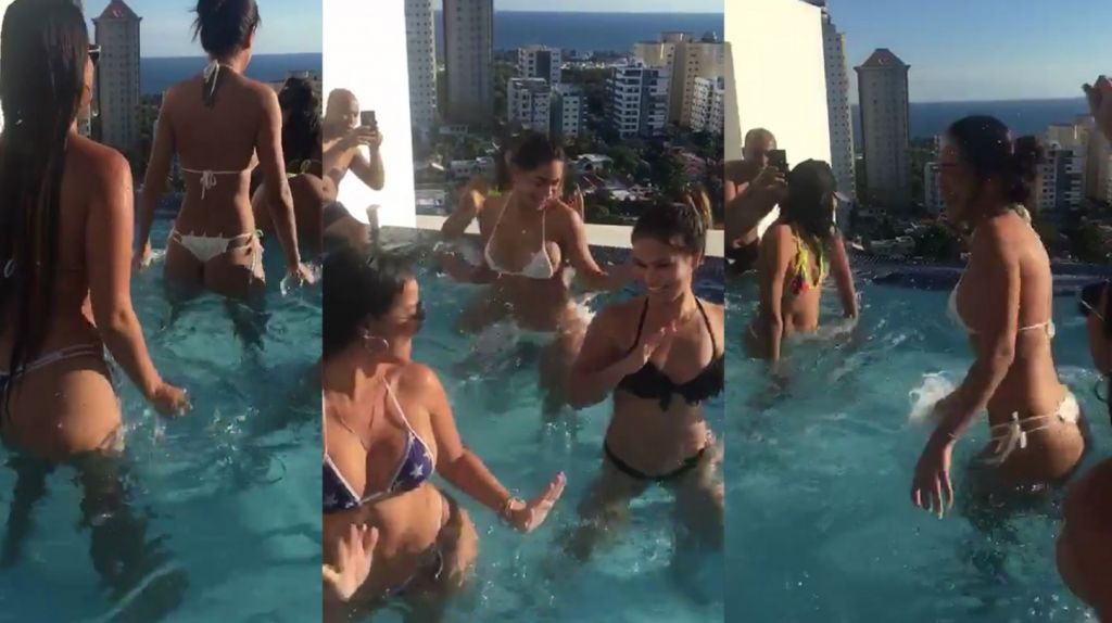  Video: Acusan al expresidente de Hait&iacute; de tener tremendo &ldquo;Party&rdquo; con mujeres en una piscina 