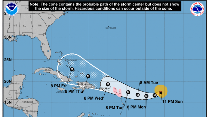 Irma pudiera ser categorÃ­a 4 cuando pase muy cerca, al noreste de Puerto Rico.
