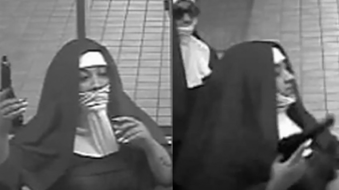 Armadas y peligrosas: El FBI busca a dos "monjas" que asaltaron un banco